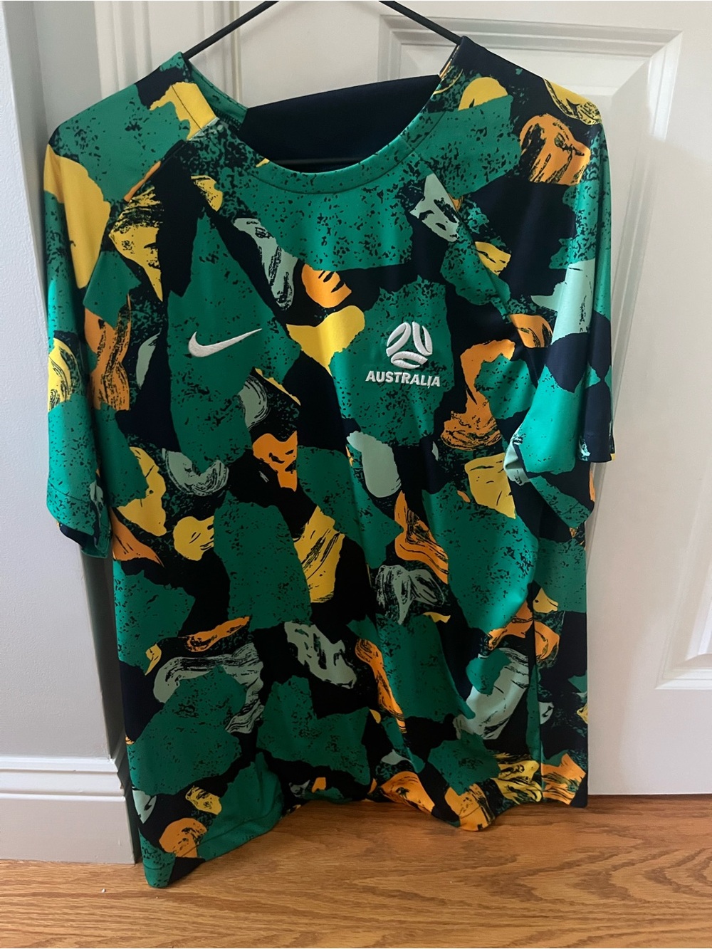 Nike Green & Black Speckled Dri-FIT Jersey